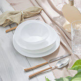 Karaca White Pure 24 Teilige Für 6 Personen Tafelservice Glas